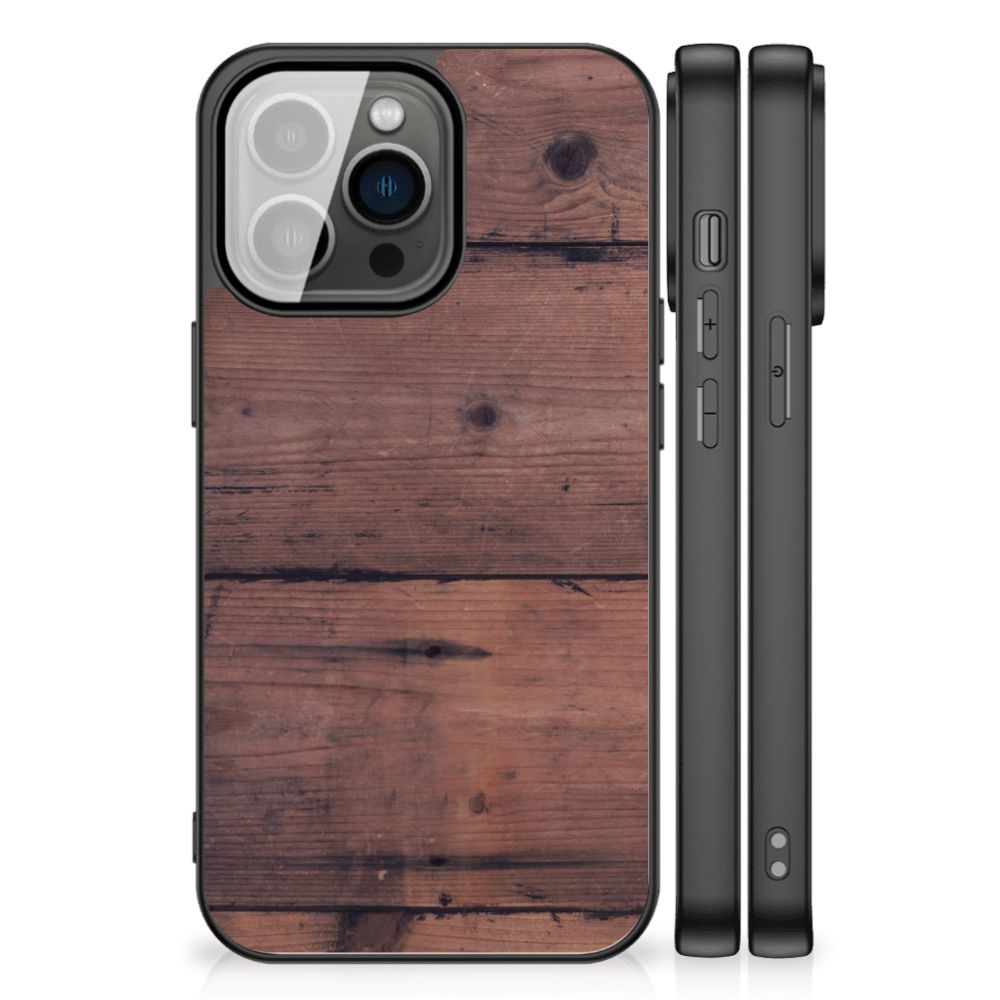iPhone 13 Pro Houten Print Telefoonhoesje Old Wood B2C Telecom