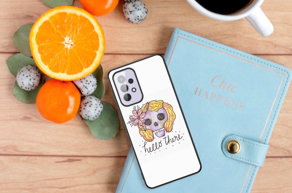 Telefoonhoesje Samsung Galaxy A33 5G Boho Skull B2C Telecom