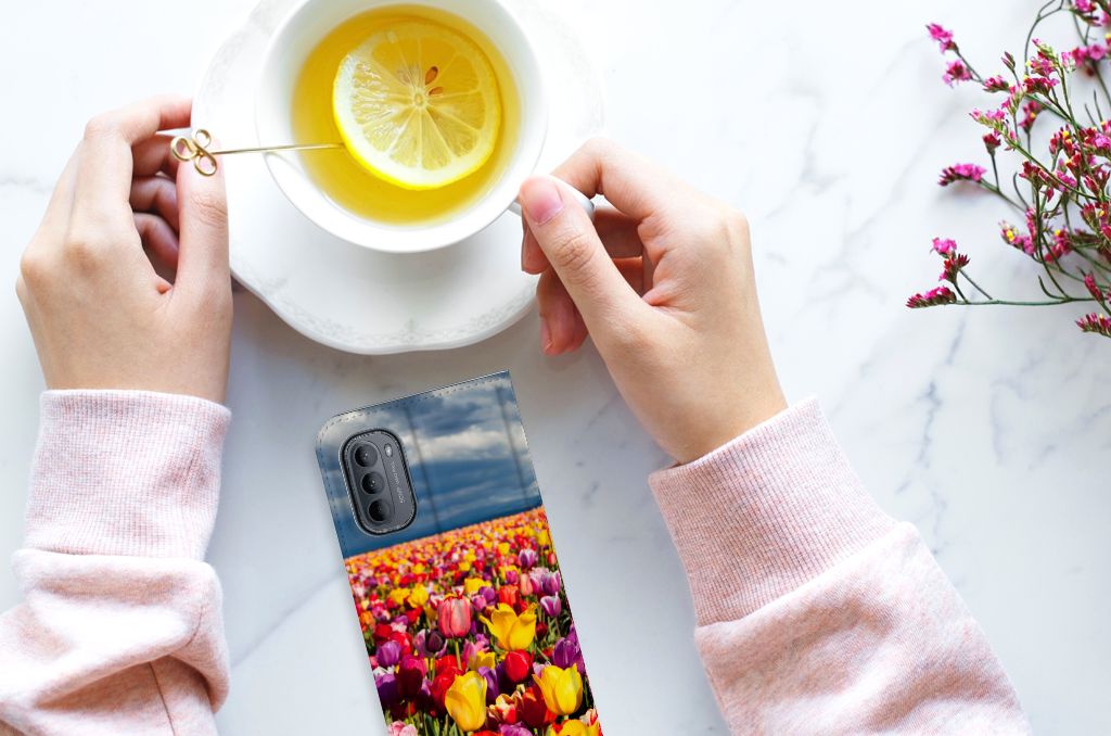 Motorola Moto G31 | G41 Smart Cover Tulpen - B2C Telecom