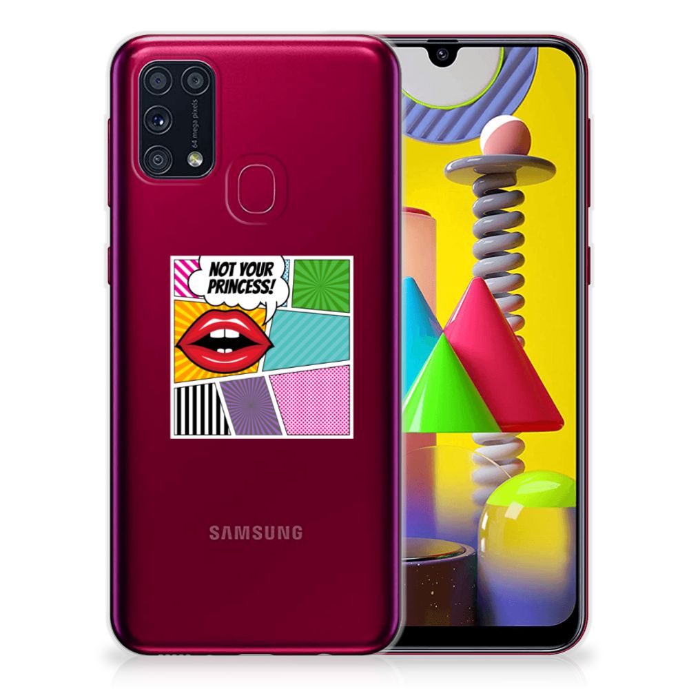 Samsung Galaxy M31 Silicone Back Cover Popart Princess B2C Telecom