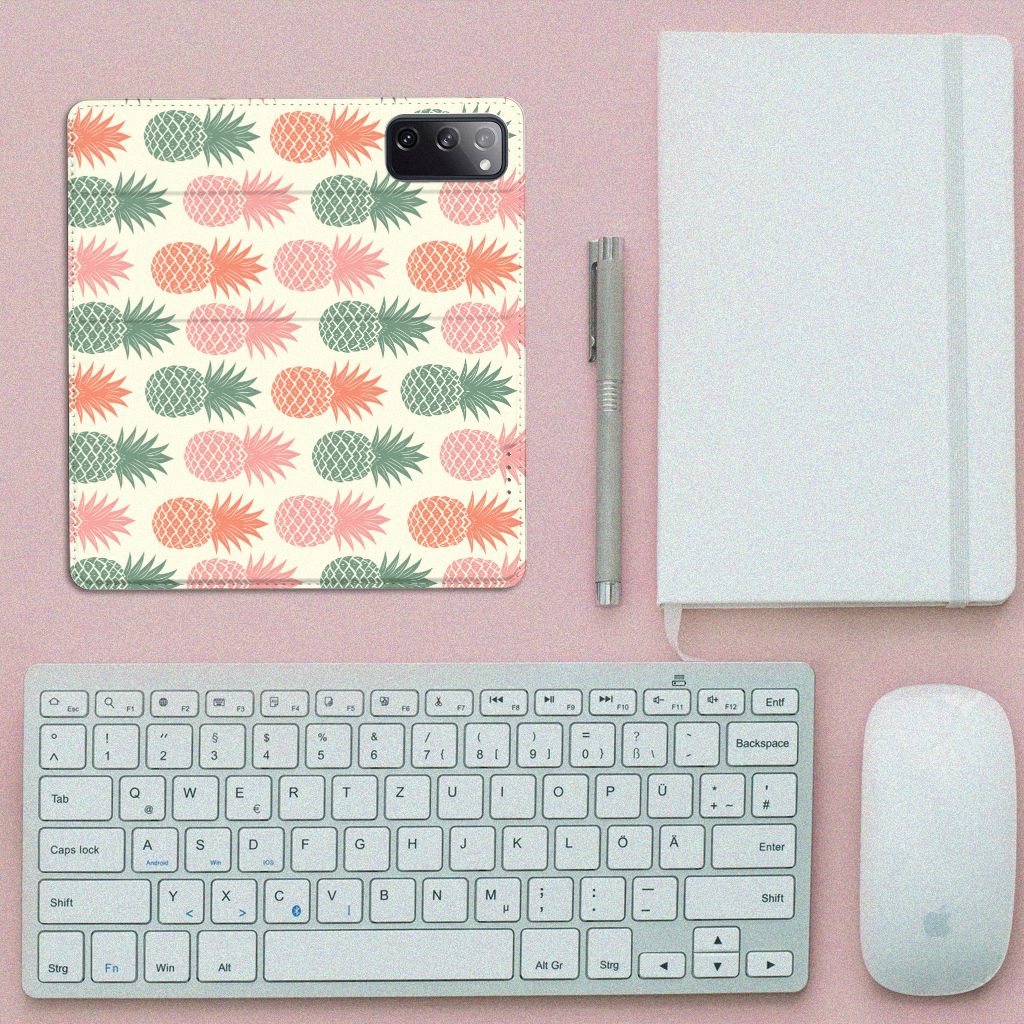 Samsung Galaxy S20 FE Flip Style Cover Ananas - B2C Telecom