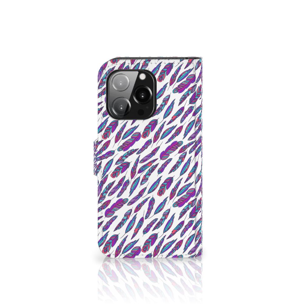 iPhone 13 Pro Telefoon Hoesje Feathers Color
