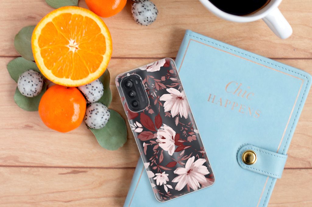 Hoesje maken Motorola Moto G52/G82 Watercolor Flowers