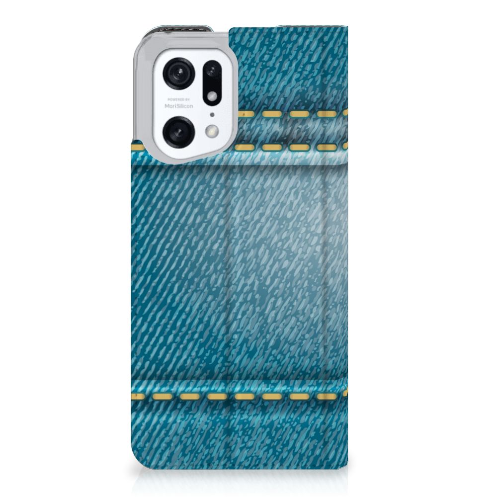 OPPO Find X5 Pro Hippe Standcase Jeans - B2C Telecom