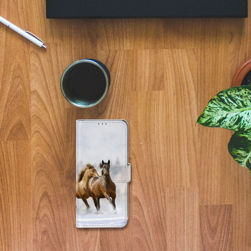 Samsung Galaxy S20 FE Telefoonhoesje met Pasjes Paarden
