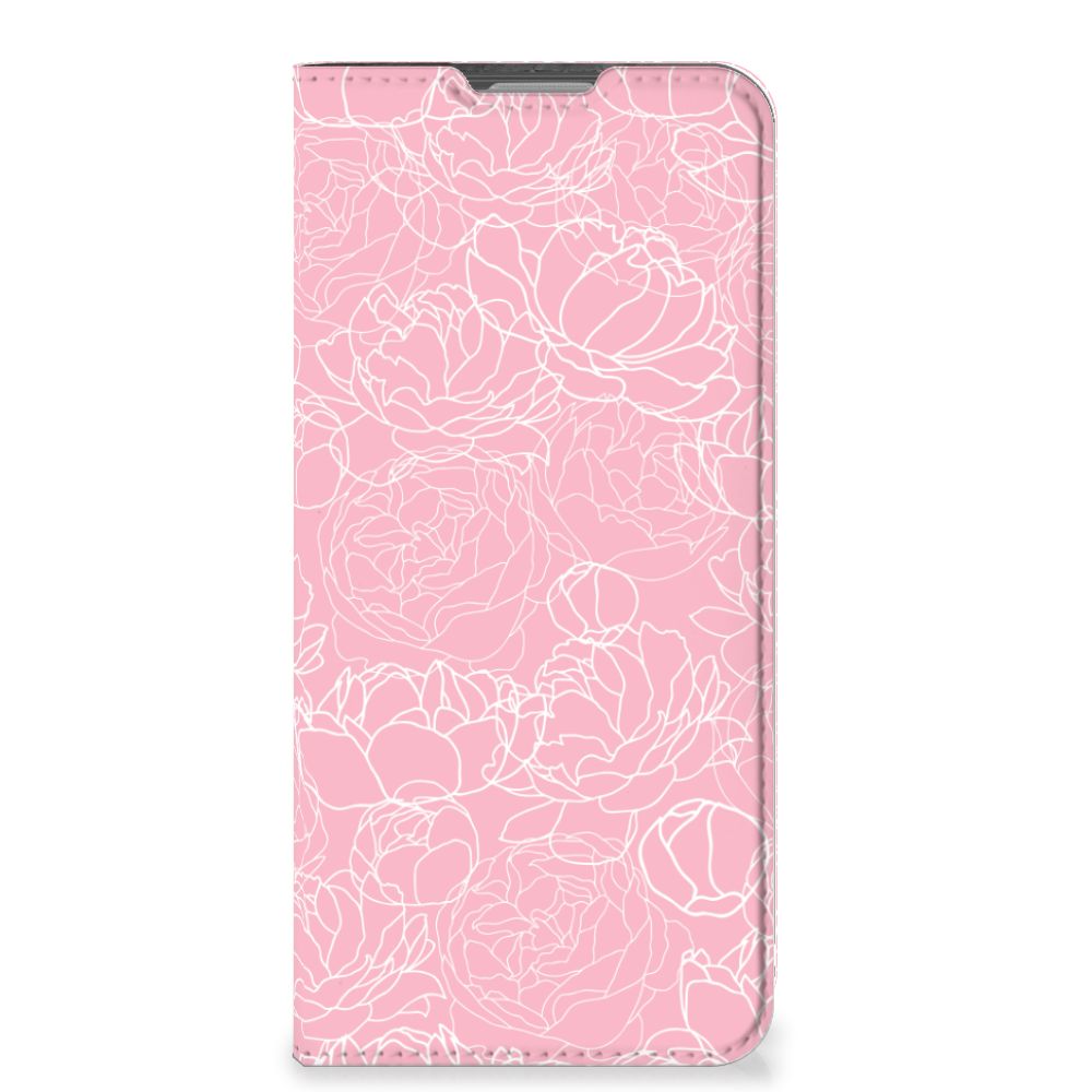 OPPO Reno8 Lite Smart Cover White Flowers - B2C Telecom