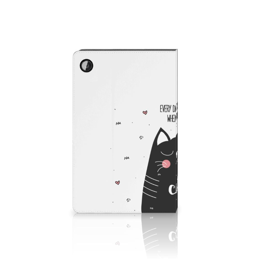 Samsung Galaxy Tab A8 2021/2022 Hippe Tablet Hoes Cat Good Day