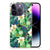 Apple iPhone 14 Pro TPU Case Orchidee Groen met een prachtig bloemdesign en transparante randen 🌸