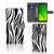 Motorola Moto G7 Power Telefoonhoesje met Pasjes Zebra