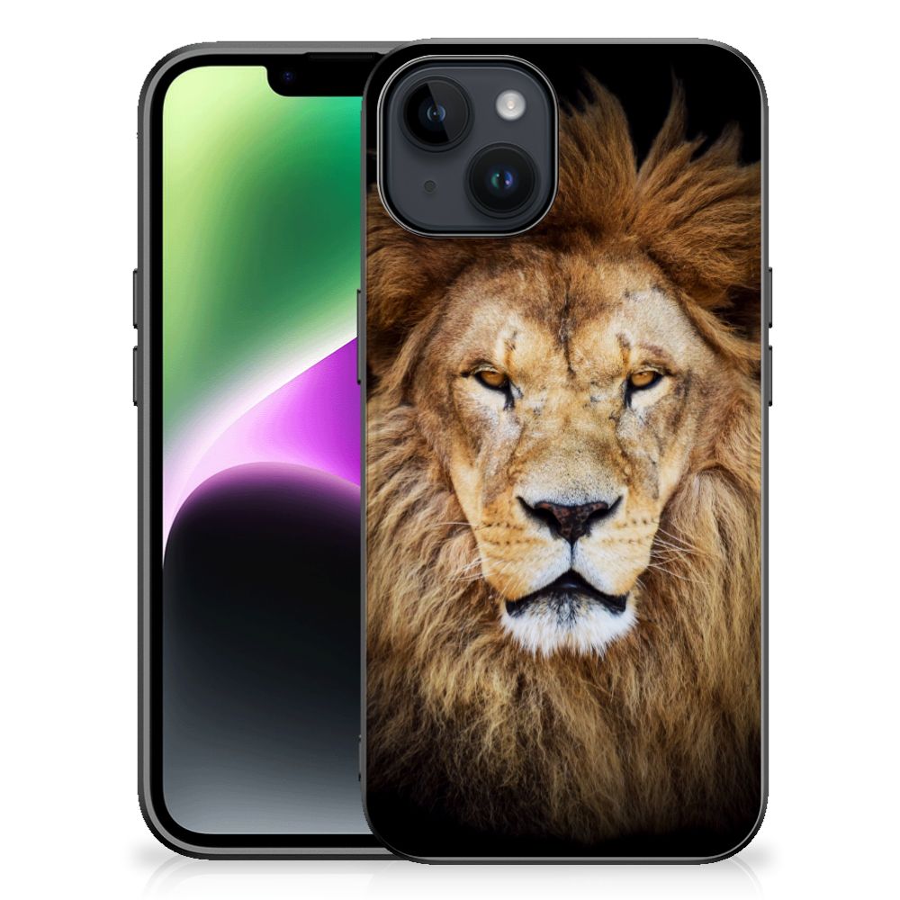 iPhone 15 Dierenprint Telefoonhoesje Leeuw