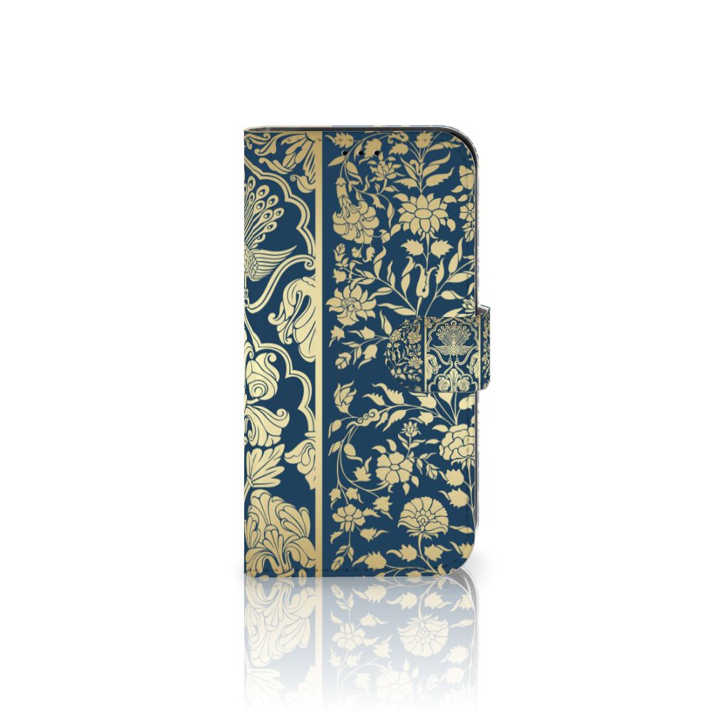Apple iPhone 13 Hoesje Beige Flowers