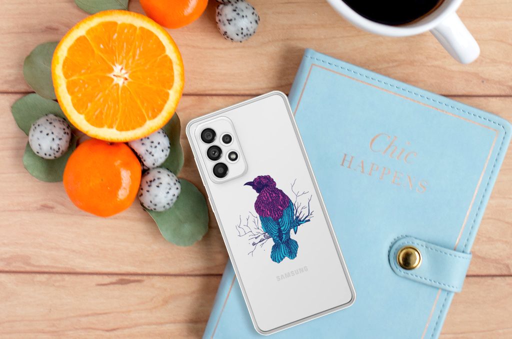 Samsung Galaxy A73 5G Telefoonhoesje met Naam Merel B2C Telecom