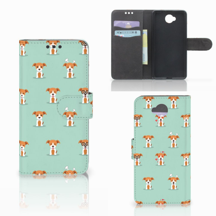 Microsoft Lumia 650 Telefoonhoesje met Pasjes Pups