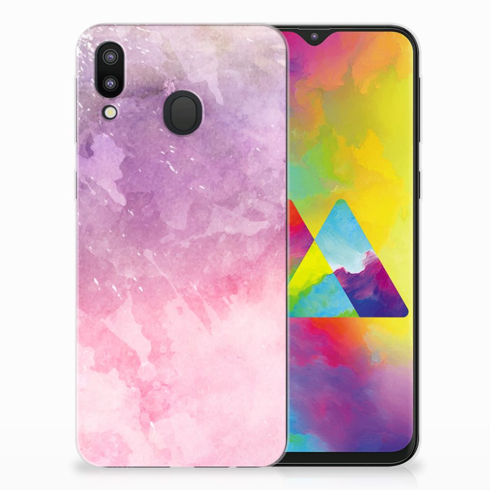 Hoesje maken Samsung Galaxy M20 (Power) Pink Purple Paint