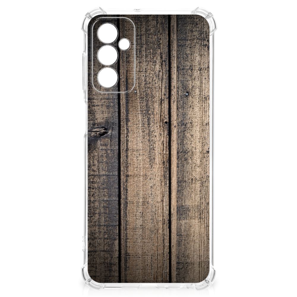 Samsung Galaxy M13 4G | M23 Stevig Telefoonhoesje Steigerhout B2C Telecom