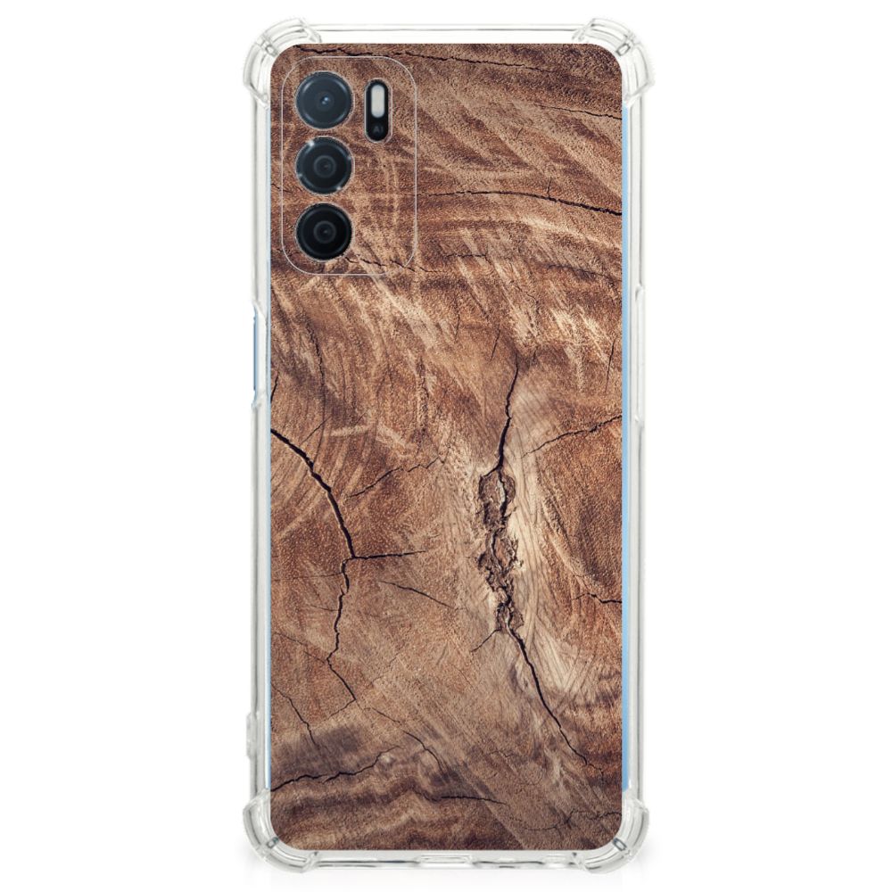 OPPO A16 | A16s | A54s Stevig Telefoonhoesje Tree Trunk