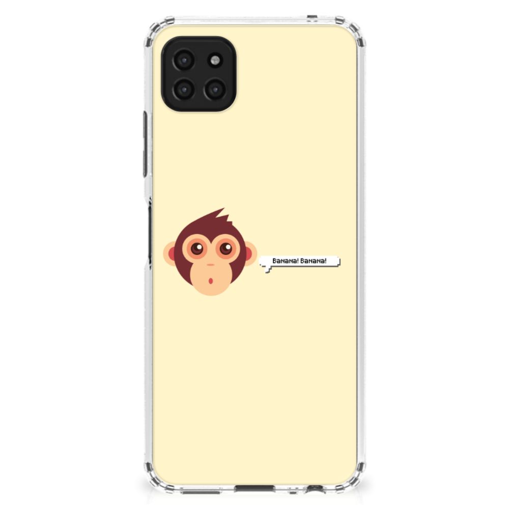 Samsung Galaxy A22 5G Stevig Bumper Hoesje Monkey B2C Telecom