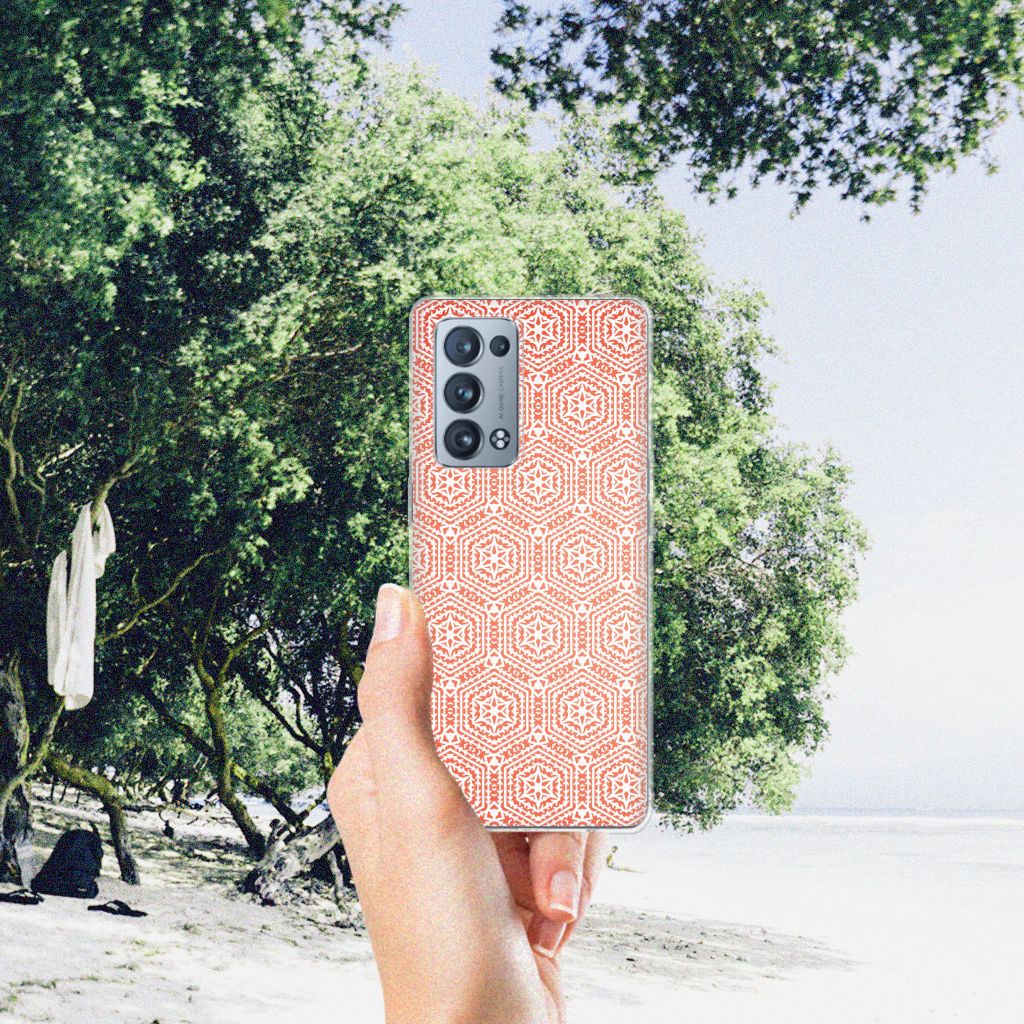 OPPO Reno 6 Pro Plus 5G TPU bumper Pattern Orange B2C Telecom