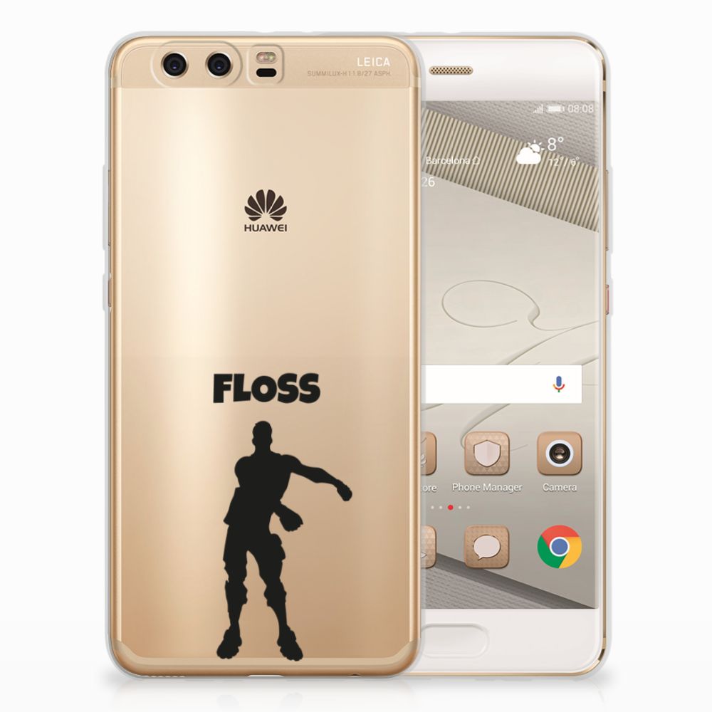 Huawei P10 Plus Telefoonhoesje met Naam Floss