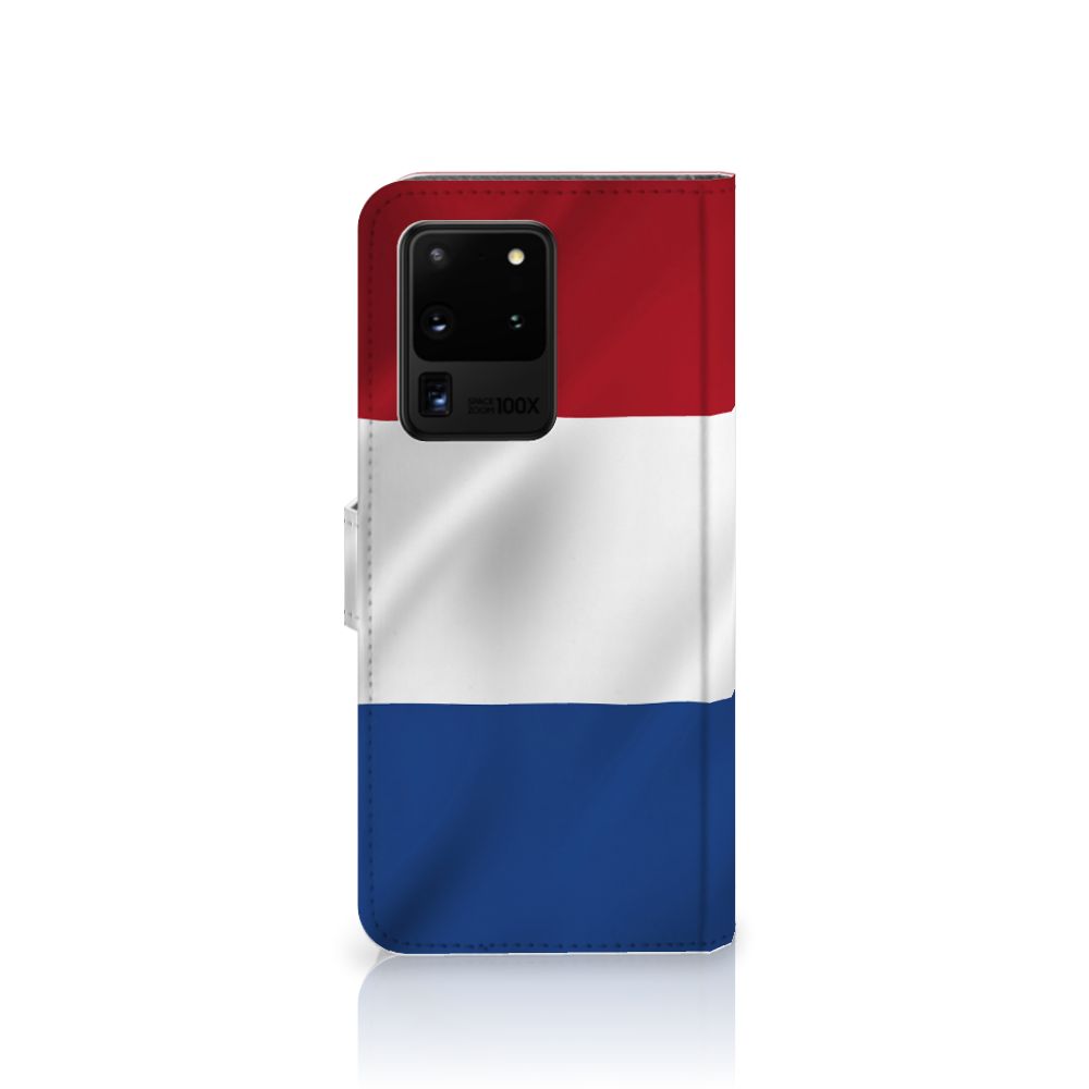 Samsung Galaxy S20 Ultra Bookstyle Case Nederlandse Vlag