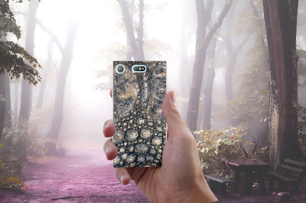 Sony Xperia XZ1 Compact TPU Hoesje Krokodillenprint