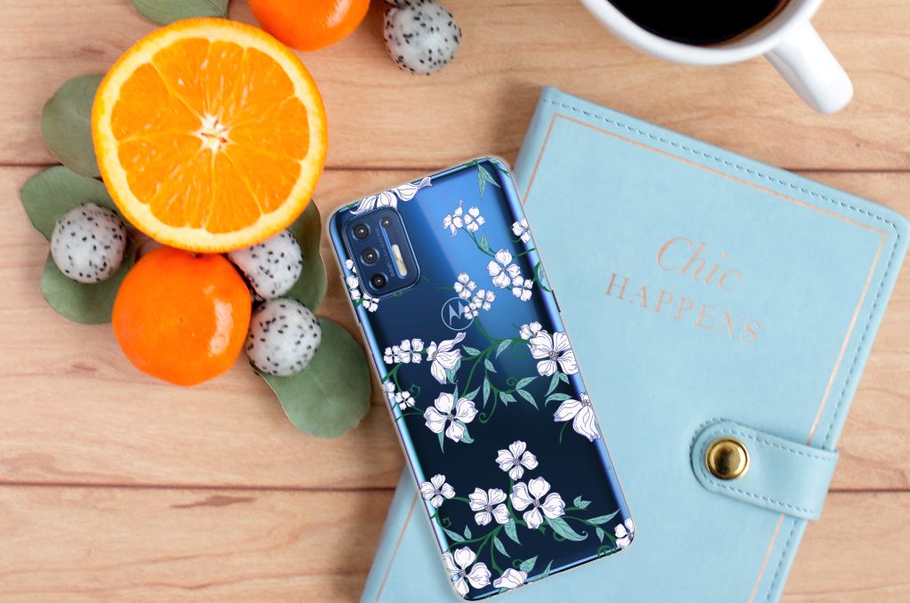 Motorola Moto G9 Plus Uniek TPU Case Blossom White B2C Telecom