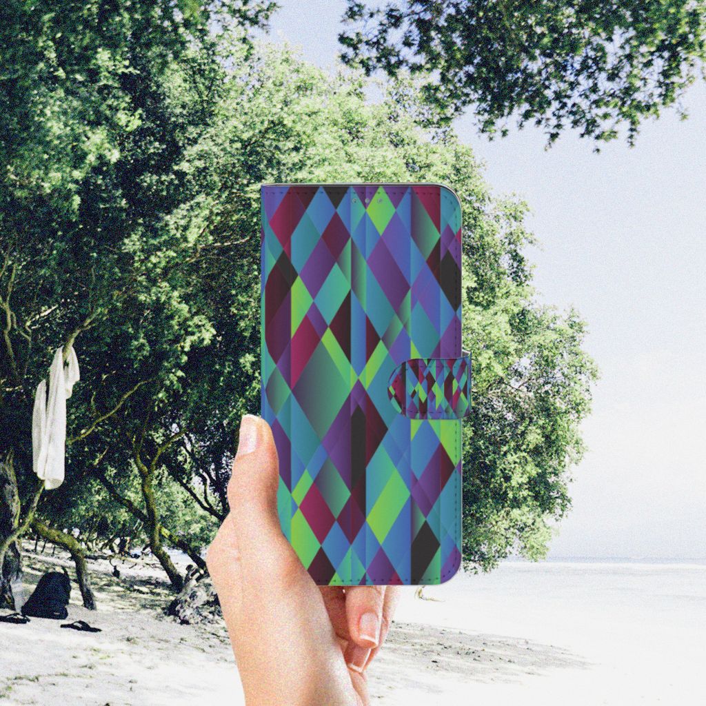 Nokia X10 | Nokia X20 Book Case Abstract Green Blue