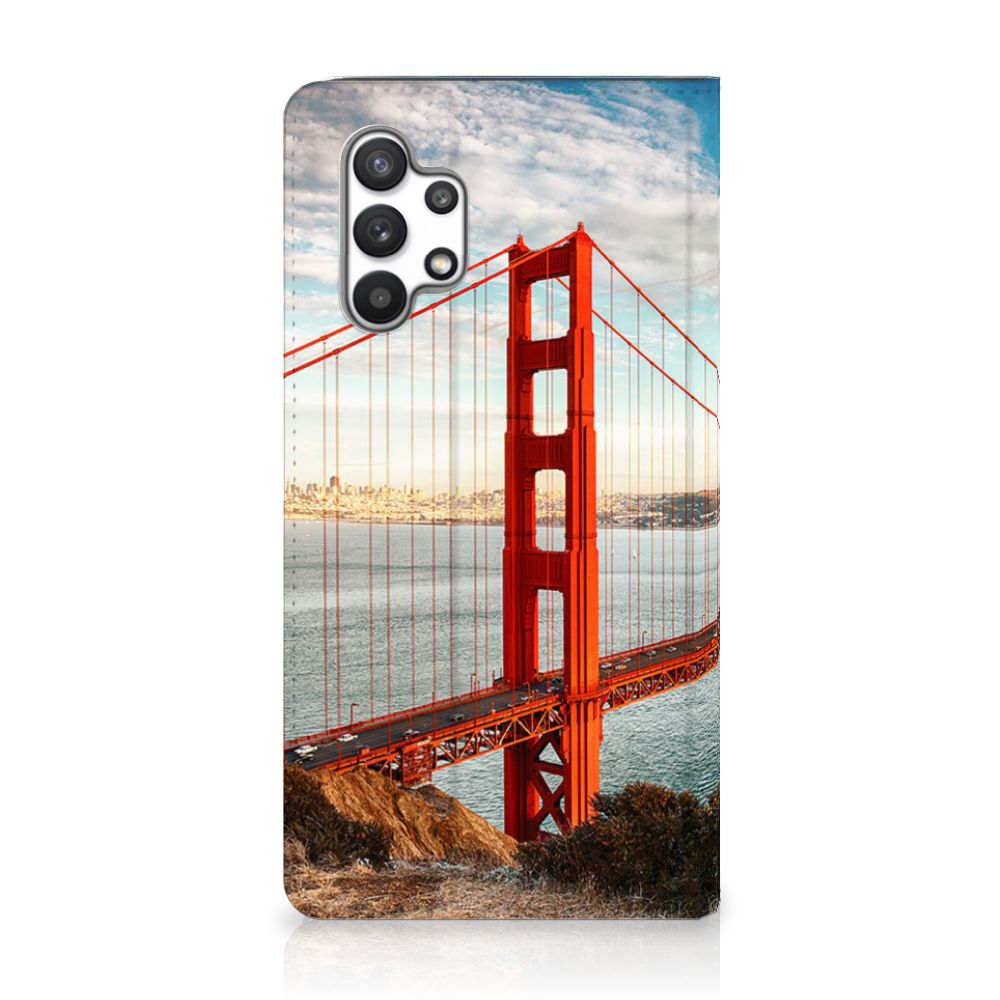 Samsung Galaxy A32 4G | A32 5G Enterprise Editie Book Cover Golden Gate Bridge - B2C Telecom
