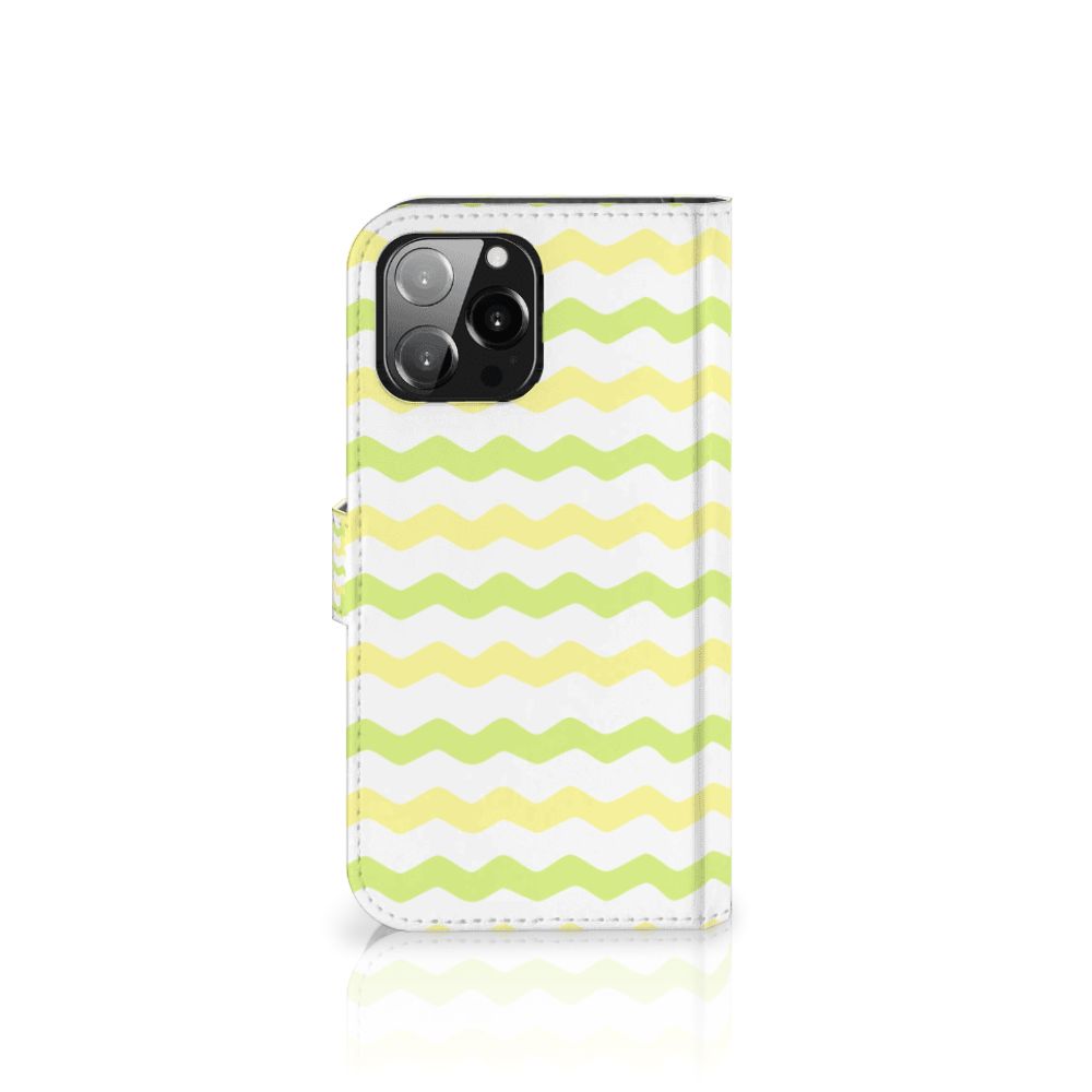 iPhone 13 Pro Max Telefoon Hoesje Waves Yellow