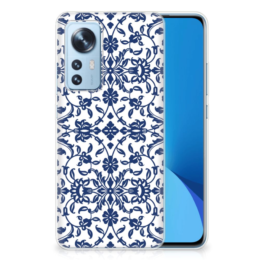 Xiaomi 12 | 12X TPU Case Flower Blue B2C Telecom