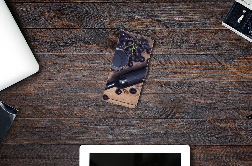 Motorola Moto G9 Plus Book Cover Wijn