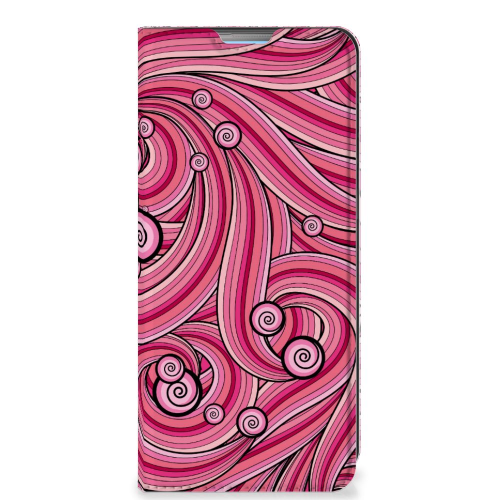 OPPO A74 4G Bookcase Swirl Pink - B2C Telecom
