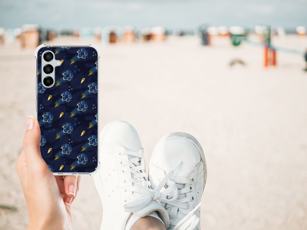 Doorzichtige Silicone Hoesje voor Samsung Galaxy A54 Voetbal B2C Telecom