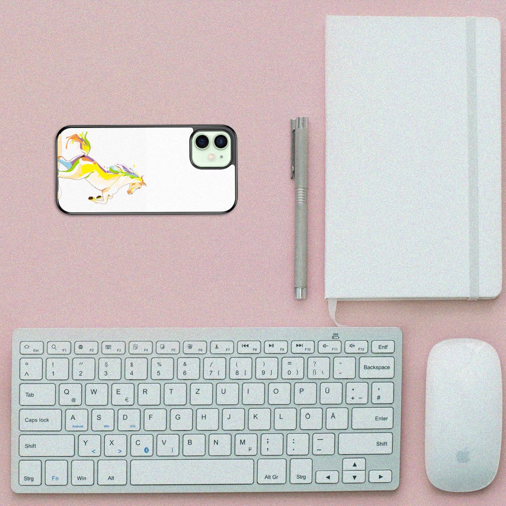 iPhone 12 Mini Bumper Hoesje Horse Color B2C Telecom