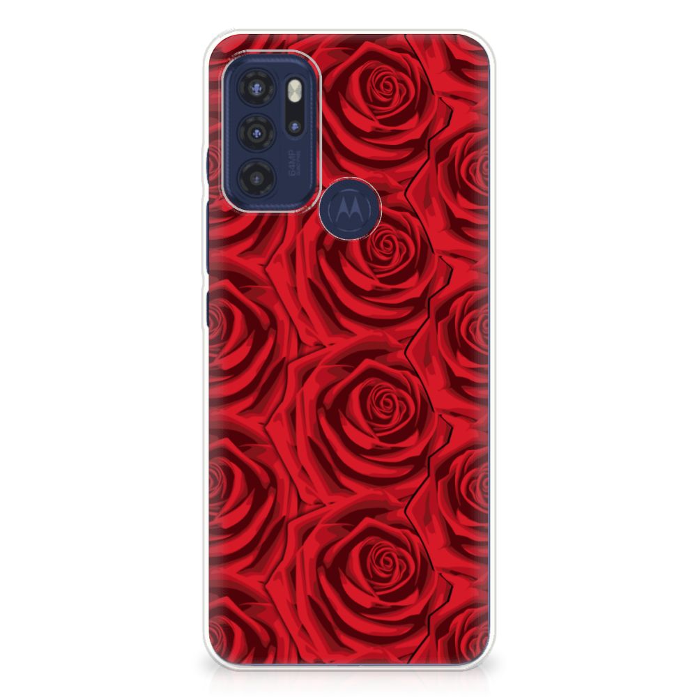 Motorola Moto G60s TPU Case Red Roses
