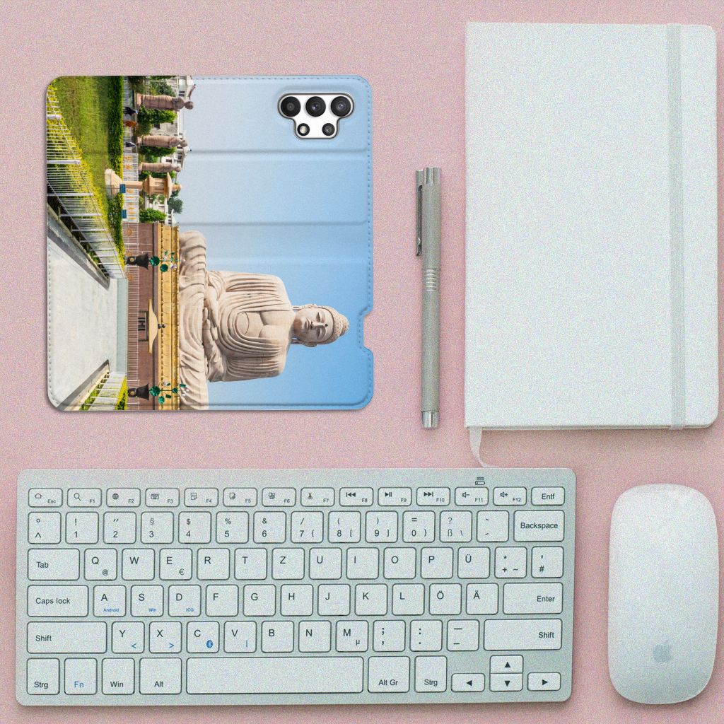 Samsung Galaxy A32 4G | A32 5G Enterprise Editie Book Cover Boeddha - B2C Telecom