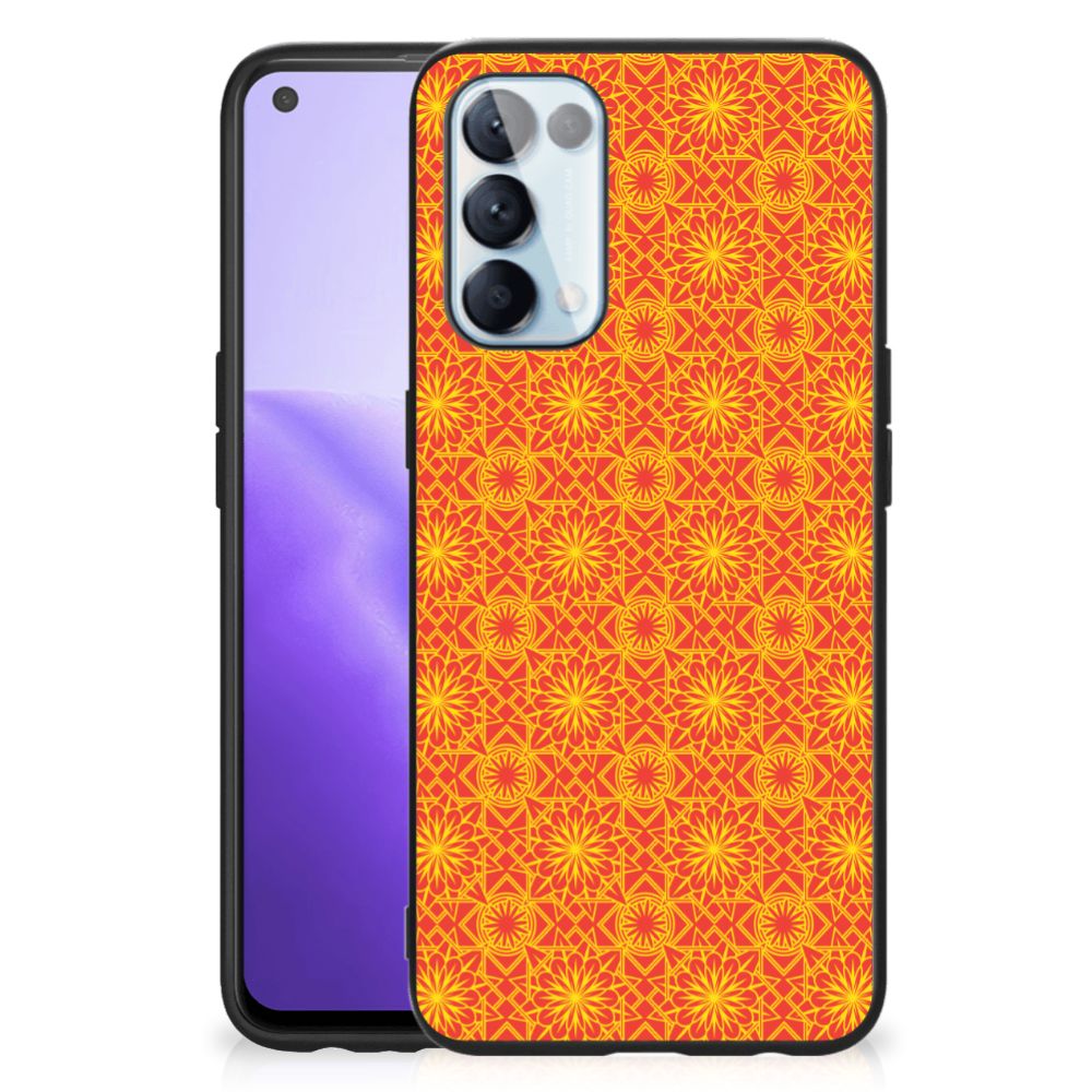 OPPO Reno5 5G | Find X3 Lite Back Case Batik Oranje