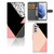 Samsung Galaxy S22 Book Case Zwart Roze Vormen