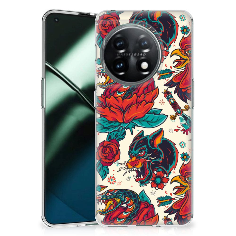 Siliconen Hoesje met foto voor OnePlus 11 Old Skool