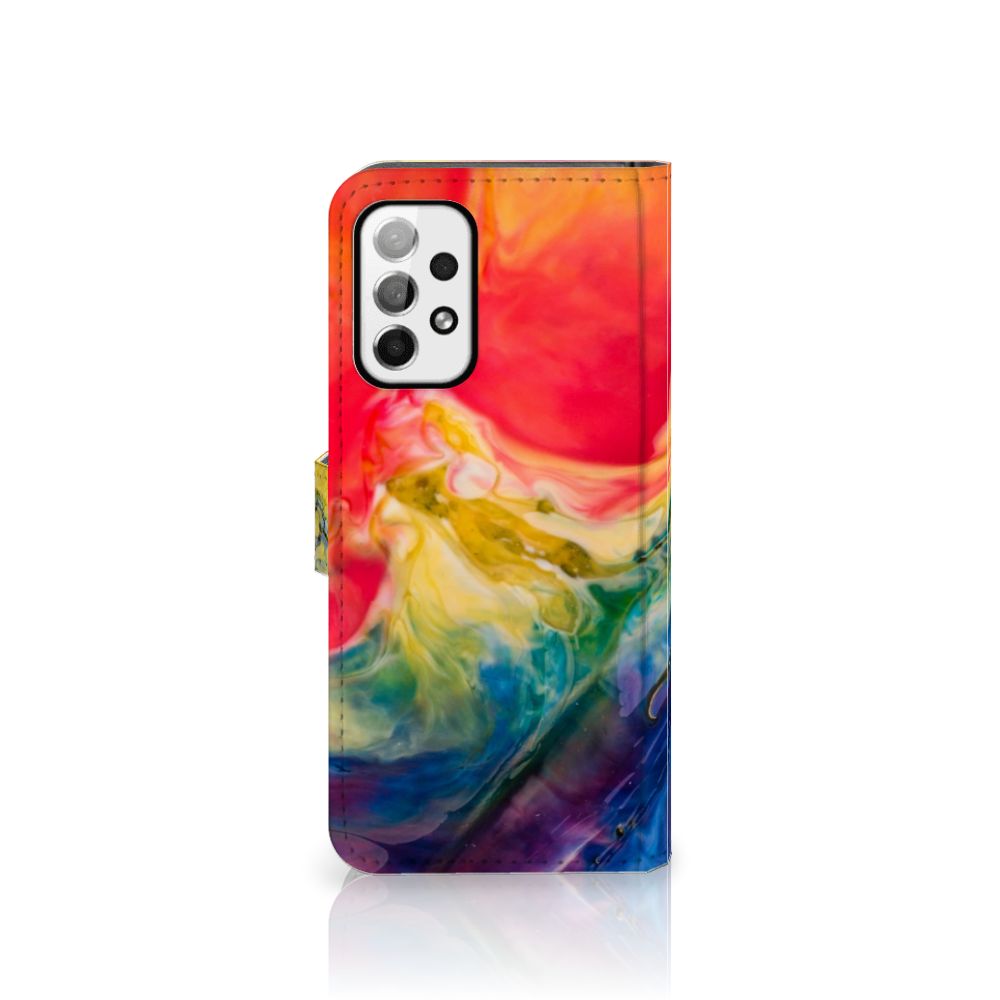 Hoesje Samsung Galaxy A73 5G Watercolor Dark