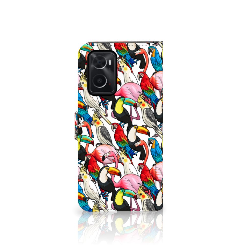 OPPO A76 | A96 Telefoonhoesje met Pasjes Birds