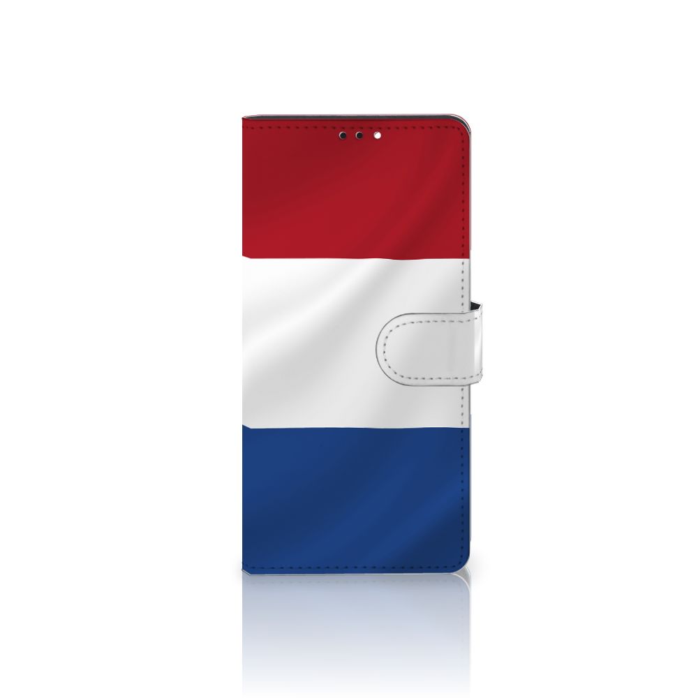 Xiaomi Redmi Note 10 Pro Bookstyle Case Nederlandse Vlag met artistiek design van de Nederlandse vlag