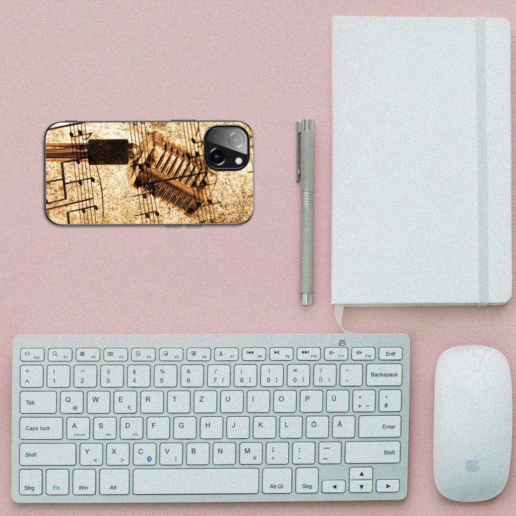 Apple iPhone 13 Silicone Back Case Bladmuziek B2C Telecom