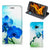 Samsung Galaxy Xcover 4s Smart Cover Orchidee Blauw - Cadeau voor je Moeder