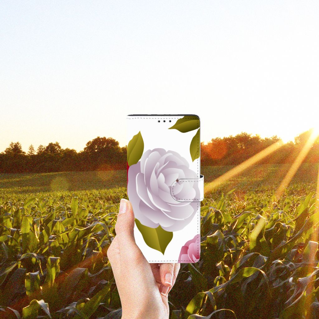 Motorola Edge 20 Lite Hoesje Roses