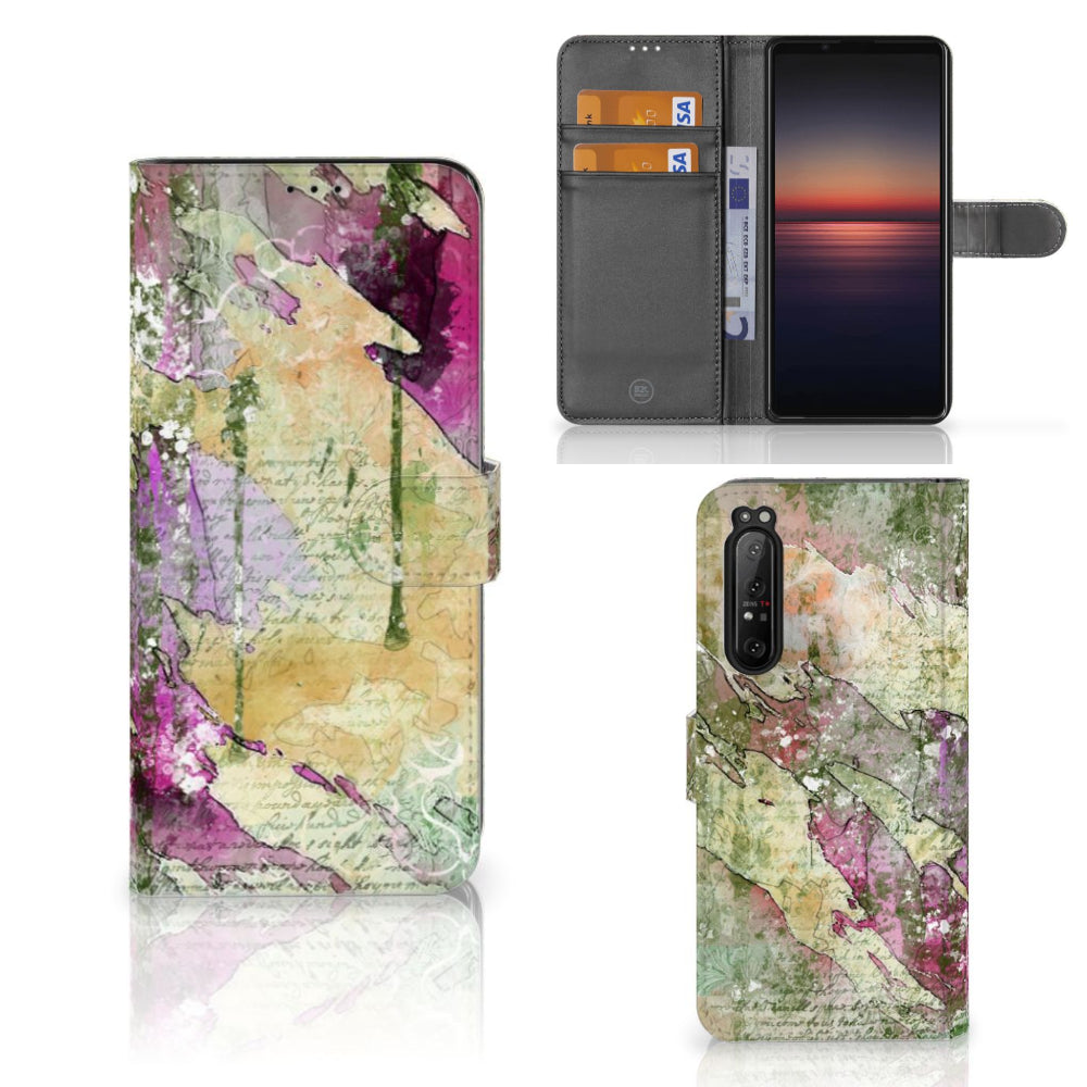 Hoesje Sony Xperia 1 II Letter Painting