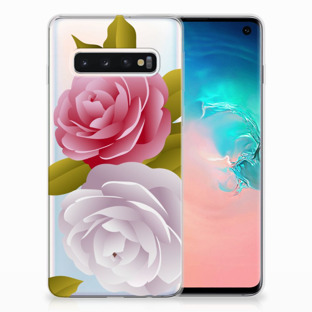 Samsung Galaxy S10 TPU Case Roses