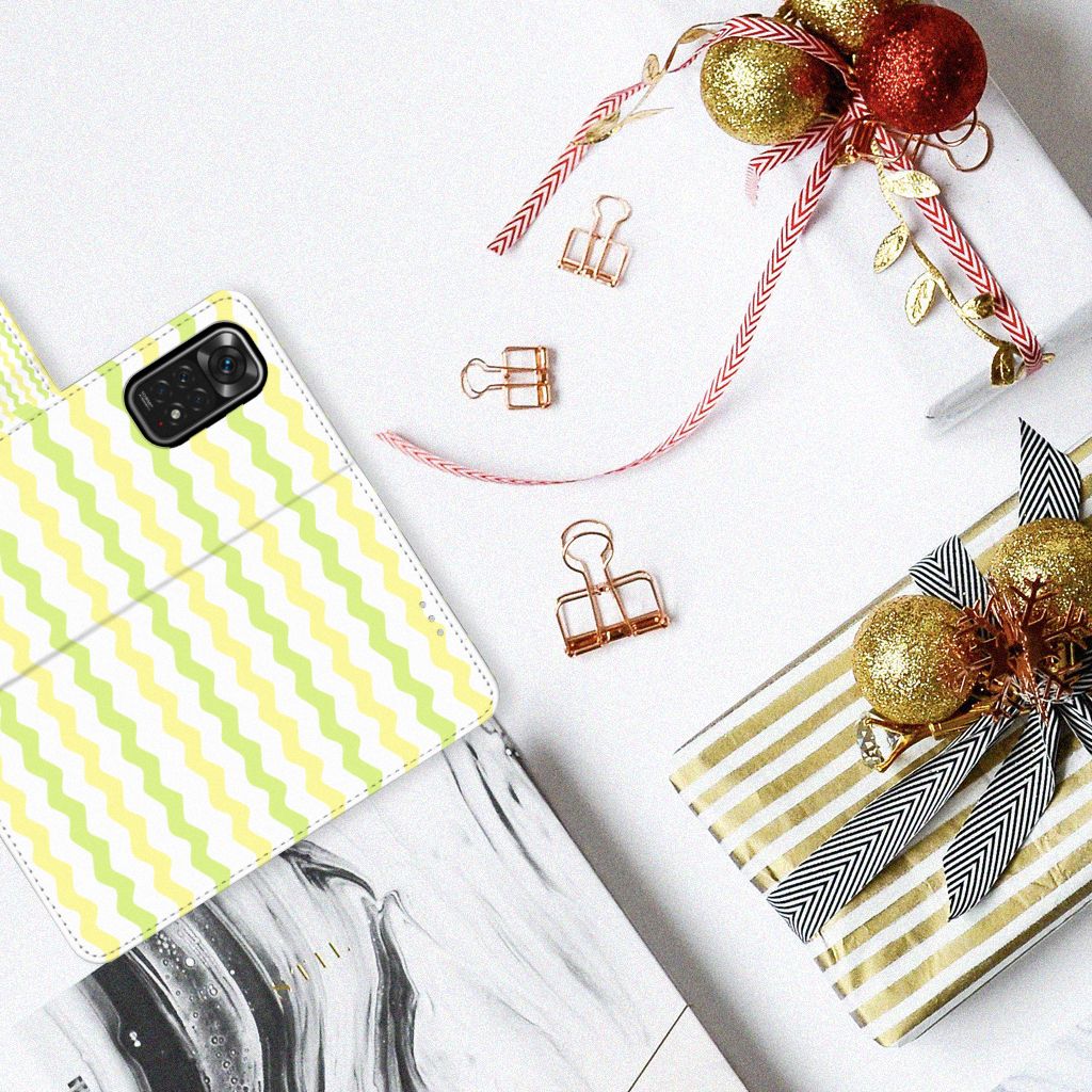 Xiaomi Redmi Note 11/11S Telefoon Hoesje Waves Yellow