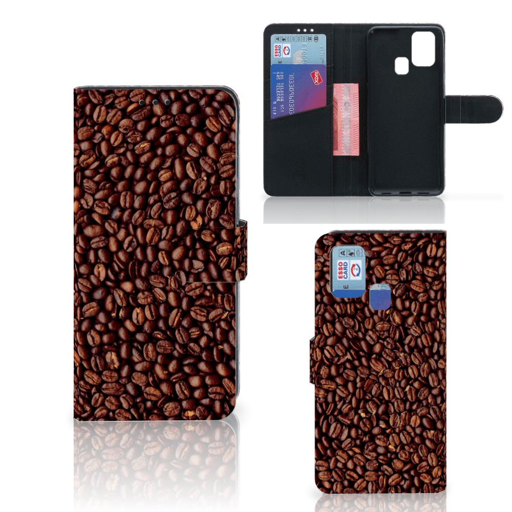 Samsung Galaxy M31 Book Cover Koffiebonen