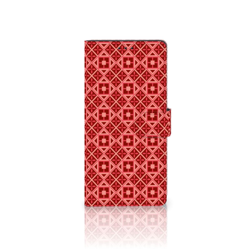 Samsung Galaxy A02s | M02s Telefoon Hoesje Batik Rood